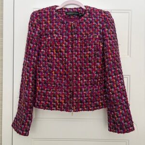 Dana Buchman Colorful Tweed Blazer